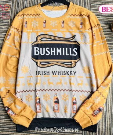 Cozy Bushmills Irish Whiskey Sweater – Perfect Festive Gift For Whiskey Lovers
