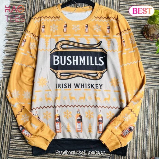 Cozy Bushmills Irish Whiskey Sweater – Perfect Festive Gift For Whiskey Lovers