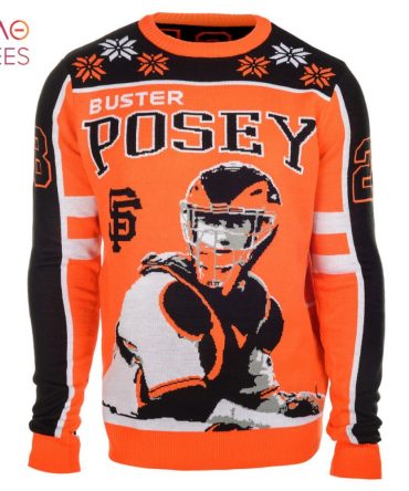 Best Buster Posey 28 San Francisco Giants Mlb Player Ugly Christmas Sweater