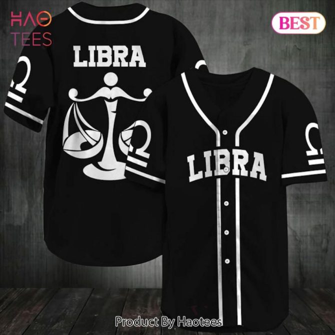 Libra Zodiac Baseball Jersey – Stylish Astrological Apparel For Libra Lovers