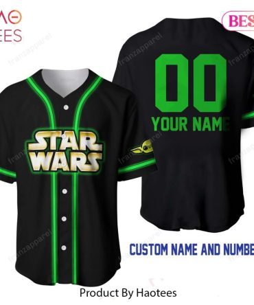 Custom Star Wars Baseball Jersey - Personalize Name & Number - Perfect Gift!