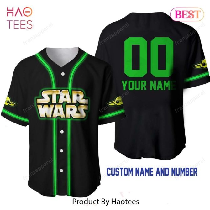 Custom Star Wars Baseball Jersey - Personalize Name & Number - Perfect Gift!