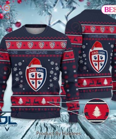 Cagliari Christmas Sweater - Cozy Holiday Style For Fans , Haotees