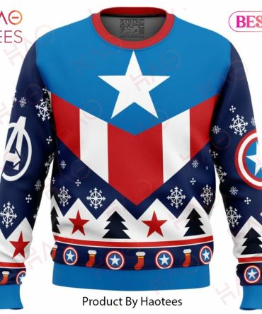 Captain America Ugly Christmas Ugly Christmas Sweater
