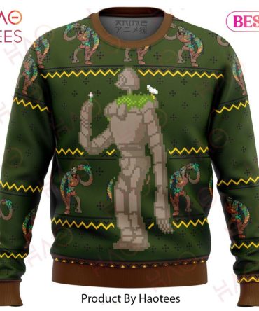 Castle In The Sky Laputan Robot Soldier Ugly Christmas Ugly Christmas Sweater