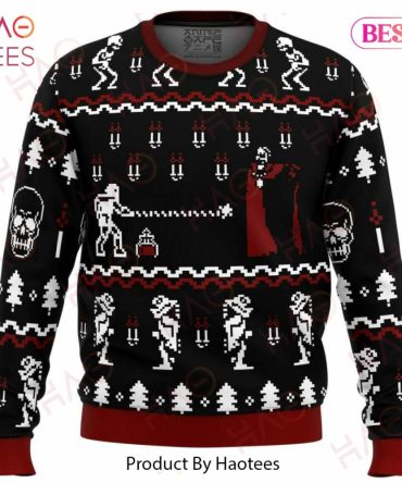 Castlevania Classic Game Ugly Christmas Ugly Christmas Sweater