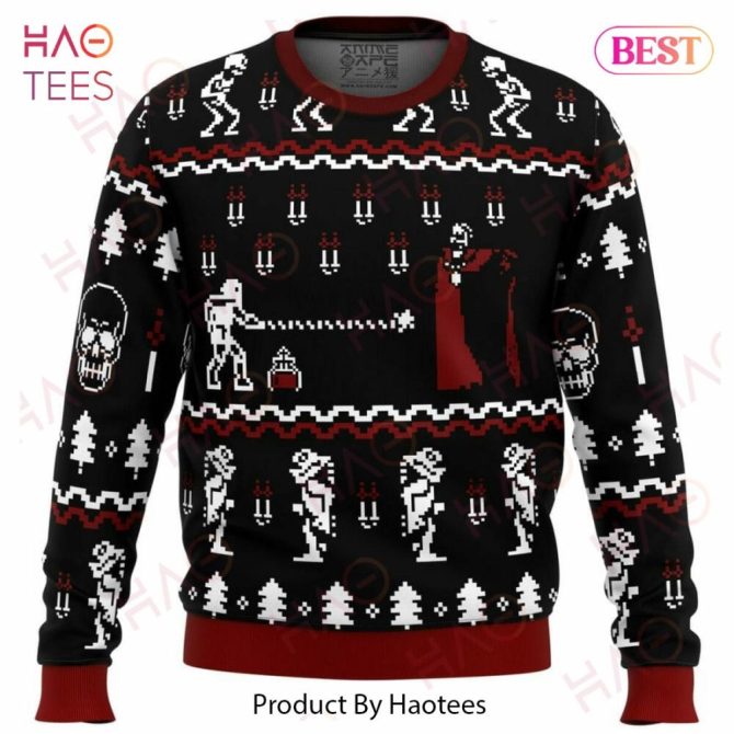 Castlevania Classic Game Ugly Christmas Ugly Christmas Sweater