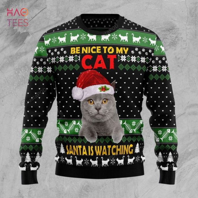Best Cat Be Nice Ugly Christmas Ugly Christmas Sweater Ugly Christmas Sweater Christmas Ugly Christmas Sweaters