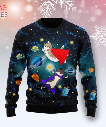 Cat Galaxy Ugly Christmas Ugly Christmas Sweater