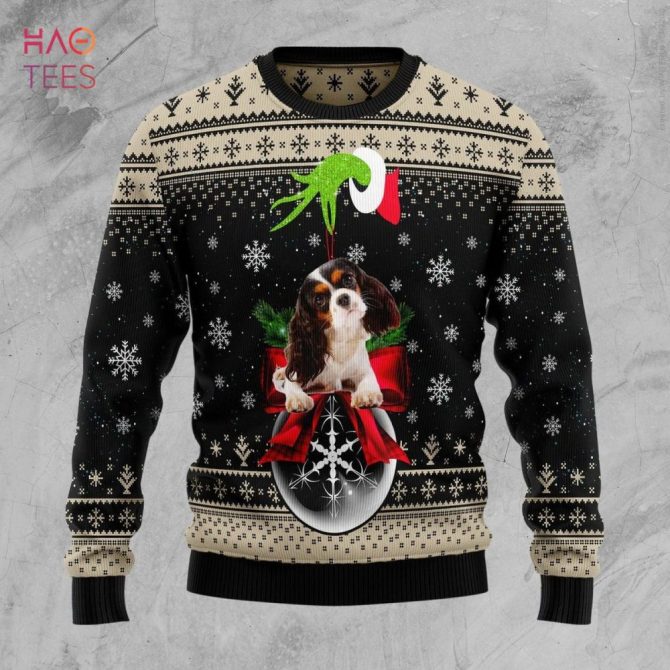 Cavalier King Charles Spaniel Xmas Ball Ugly Christmas Ugly Christmas Sweater