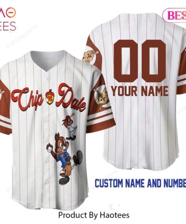 Custom Chip & Dale Baseball Jersey – Personalize Name & Number – Perfect Gift!