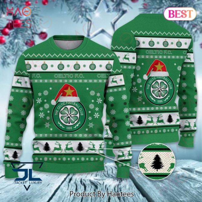 Celtic F.C. Christmas Sweater - Festive Green Holiday Jumper For Fans