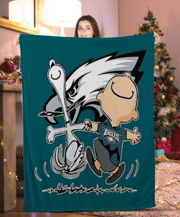 Cozy Eagles Fan Blanket - Perfect Gift For Football Enthusiasts - Soft & Vibrant Design