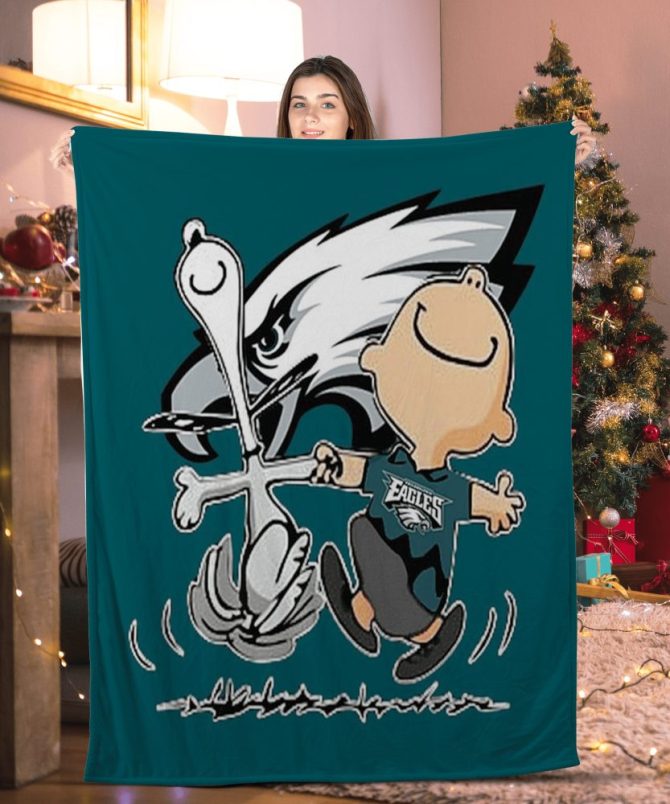 Cozy Eagles Fan Blanket - Perfect Gift For Football Enthusiasts - Soft & Vibrant Design