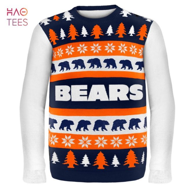 Best Chicago Bears_ Chicago Bears Nfl Ugly Christmas Sweater Wordmark