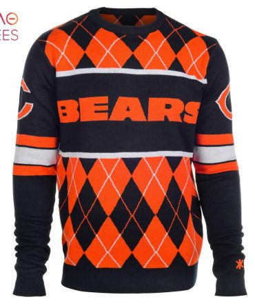 Best Chicago Bears Exclusive Argyle Ugly Christmas Sweater