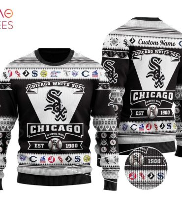 Best Chicago White Sox Football Team Logo Custom Name Personalized Ugly