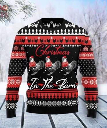 Chicken Farm Ugly Christmas Ugly Christmas Sweater