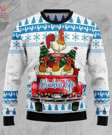 Chicken Life Ugly Christmas Ugly Christmas Sweater