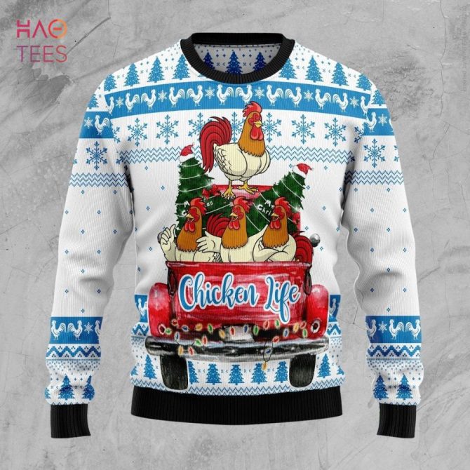 Chicken Life Ugly Christmas Ugly Christmas Sweater