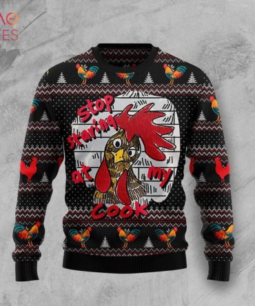 Chicken Stop Staring At My Cock Ugly Christmas Ugly Christmas Sweater