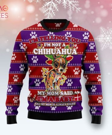 Chihuahua Baby Ugly Christmas Ugly Christmas Sweater