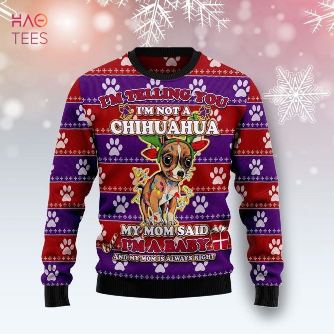 Chihuahua Baby Ugly Christmas Ugly Christmas Sweater