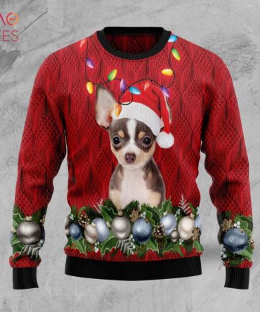 Chihuahua Christmas Beauty Ugly Christmas Ugly Christmas Sweater