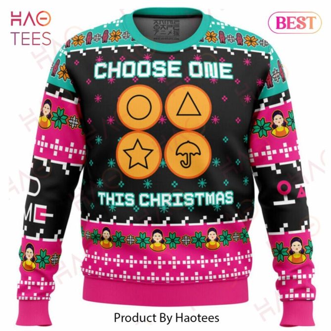 Choose One This Christmas Squid Game Christmas Ugly Christmas Sweater