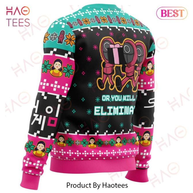 Choose One This Christmas Squid Game Christmas Ugly Christmas Sweater - Image 3