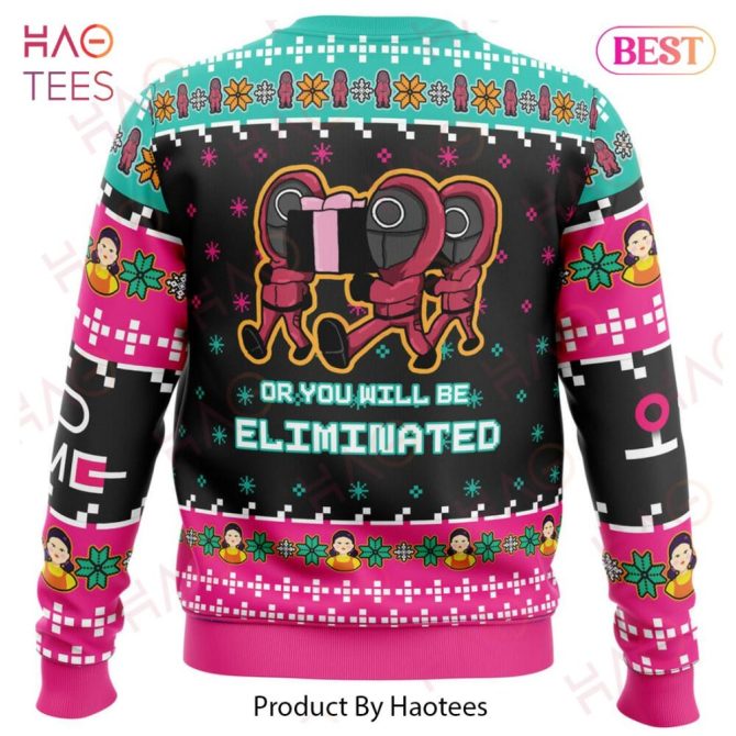 Choose One This Christmas Squid Game Christmas Ugly Christmas Sweater - Image 4