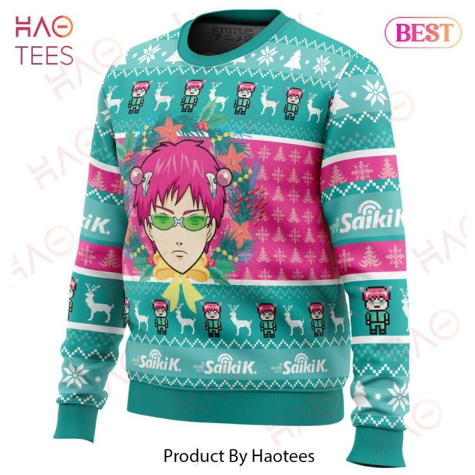 Christmas At School Saiki Kusuo No Psi-Nan Ugly Christmas Ugly Christmas Sweater - Image 2
