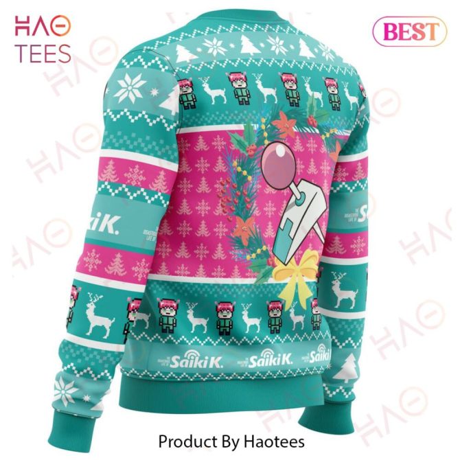Christmas At School Saiki Kusuo No Psi-Nan Ugly Christmas Ugly Christmas Sweater - Image 3