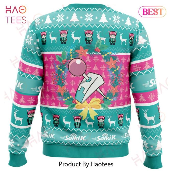 Christmas At School Saiki Kusuo No Psi-Nan Ugly Christmas Ugly Christmas Sweater - Image 4