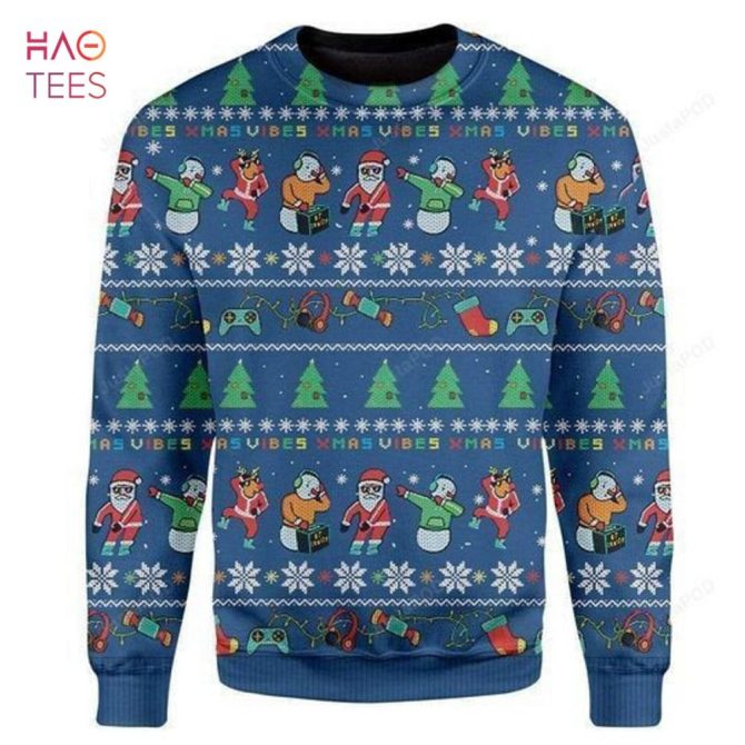 Best Christmas Band Ugly Christmas Ugly Christmas Sweater All Over Print Sweatshirt Ugly