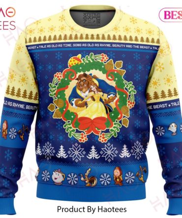 Christmas Beauty And The Beast Disney Ugly Christmas Ugly Christmas Sweater