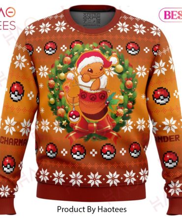 Christmas Charmander Pokemon Ugly Christmas Ugly Christmas Sweater