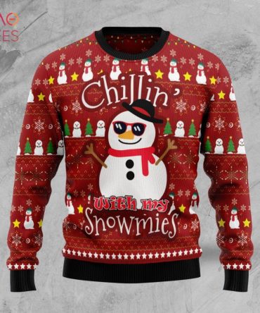 Christmas Chillin With My Snowmies Ugly Christmas Ugly Christmas Sweater