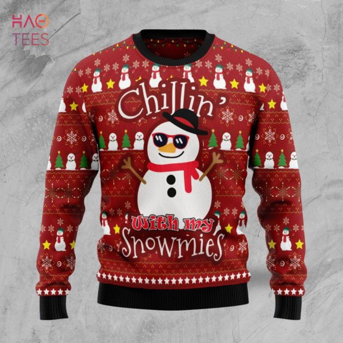 Christmas Chillin With My Snowmies Ugly Christmas Ugly Christmas Sweater
