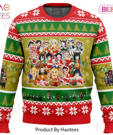 Christmas Demon Slayer Squad Demon Slayer Ugly Christmas Ugly Christmas Sweater