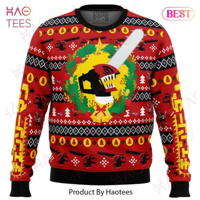 Christmas Dream Chainsaw Man Ugly Christmas Ugly Christmas Sweater