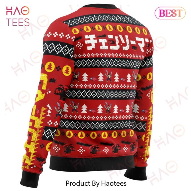 Christmas Dream Chainsaw Man Ugly Christmas Ugly Christmas Sweater - Image 3