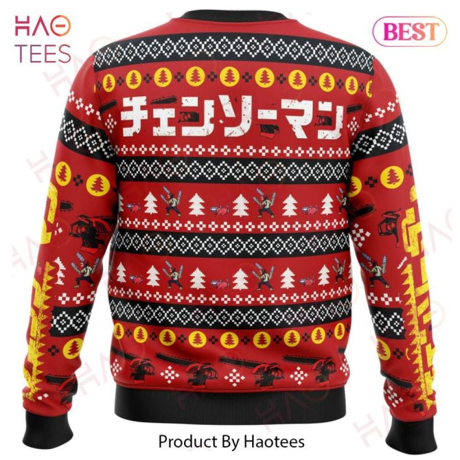 Christmas Dream Chainsaw Man Ugly Christmas Ugly Christmas Sweater - Image 4