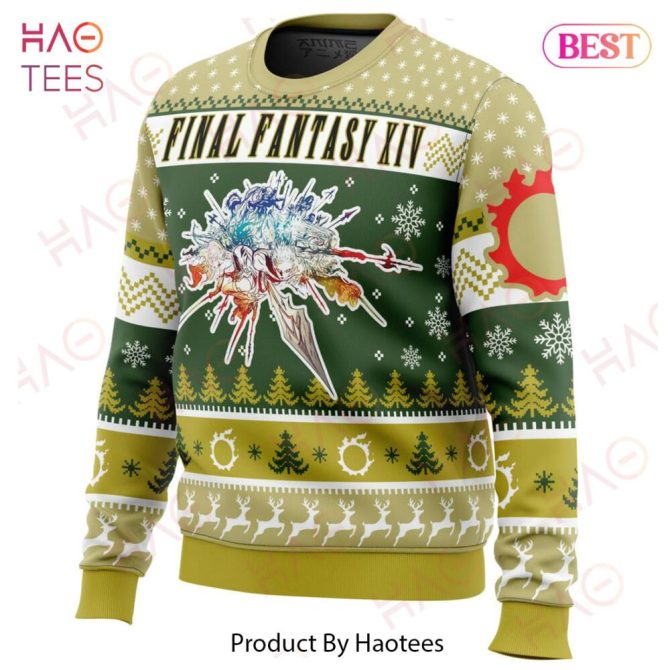 Christmas Fantasy Final Fantasy Xiv Ugly Christmas Ugly Christmas Sweater - Image 2