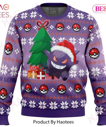 Christmas Gengar Pokemon Ugly Christmas Ugly Christmas Sweater