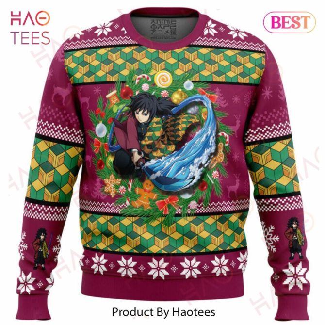 Christmas Giyuu Tomioka Demon Slayer Ugly Christmas Ugly Christmas Sweater