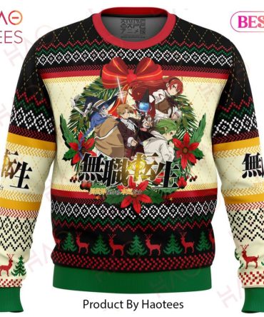 Christmas Is Here Mushoku Tensei Jobless Reincarnation Ugly Christmas Ugly Christmas Sweater