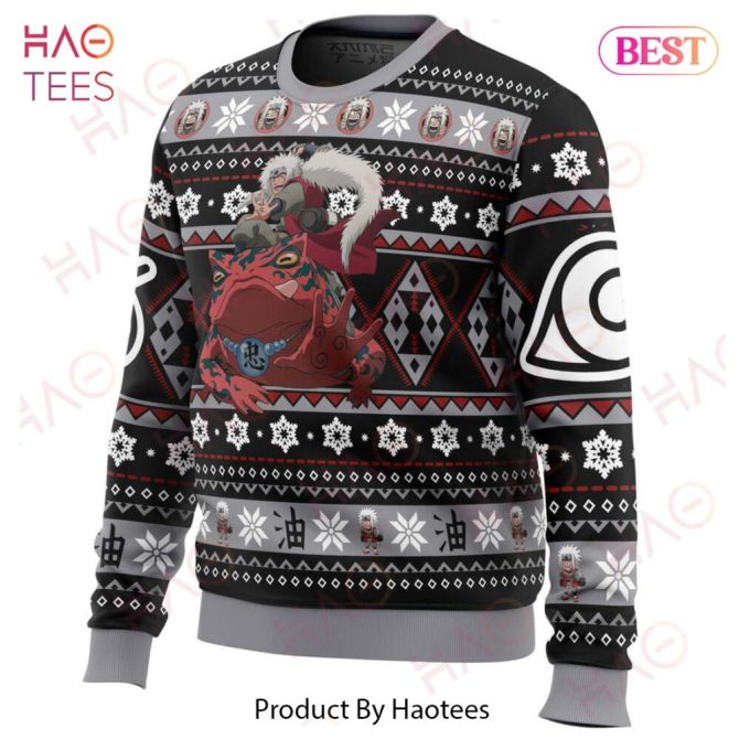 Christmas Jiraiya Naruto Ugly Christmas Ugly Christmas Sweater - Image 2