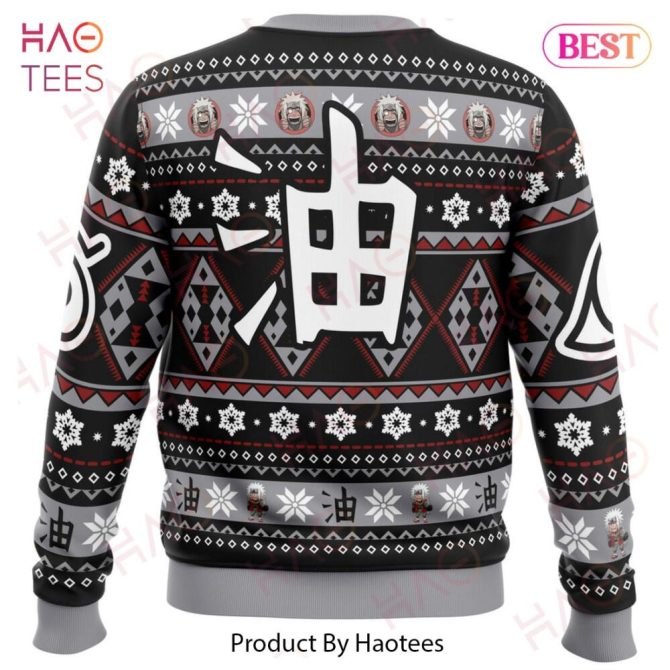 Christmas Jiraiya Naruto Ugly Christmas Ugly Christmas Sweater - Image 3