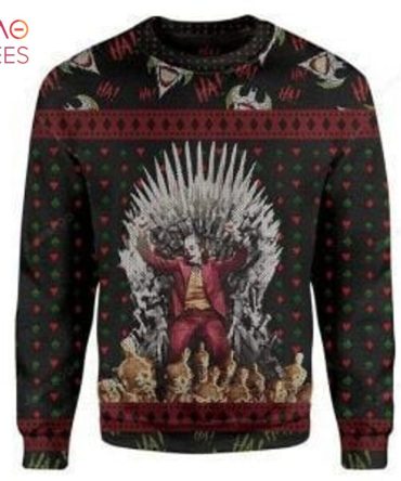 Best Christmas Joker Ugly Christmas Ugly Christmas Sweater All Over Print Sweatshirt Ugly